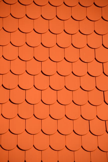 roofing tile red wall 45206