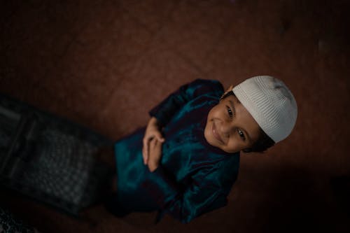 Portrait of Cute Boy Smiling