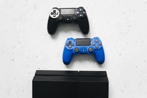 Free Blue Sony Ps 4 Game Controller Stock Photo
