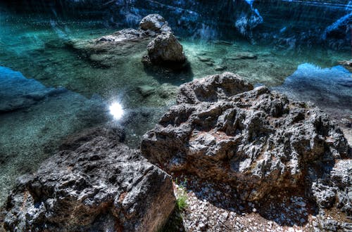 Foto d'estoc gratuïta de a l'aire lliure, aigua, aigua blava