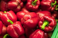 Selective Focus Photography of Red Bell Pepper