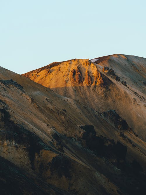 Photo of a Brown Mountain 