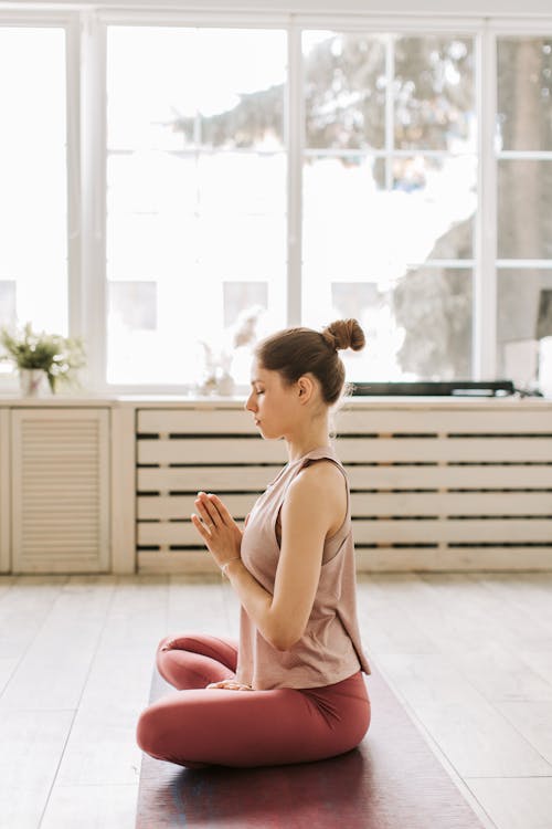 
A Woman Meditating