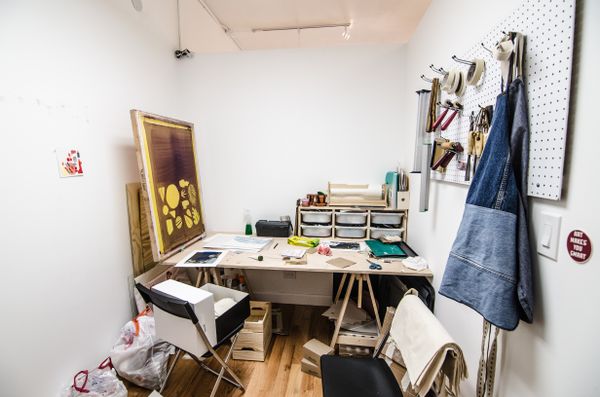 Small print studio workspace — photo by Karl Solano on Pexels