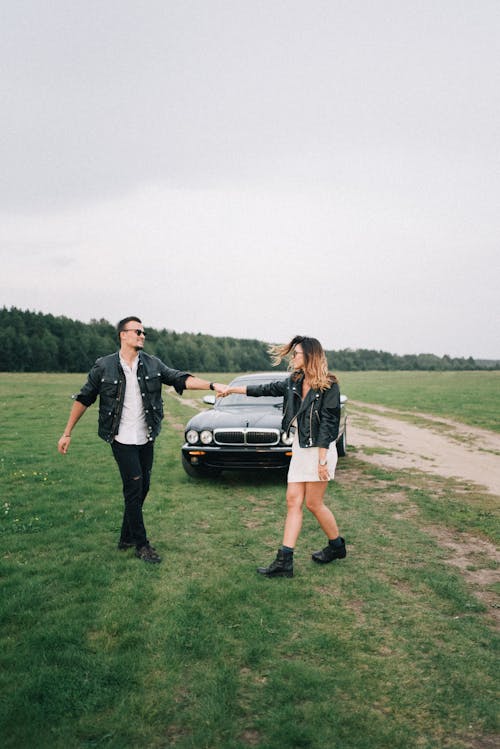 Couple Walking and Holding Hands