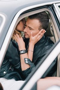 Portrait of the engaged Novak couple