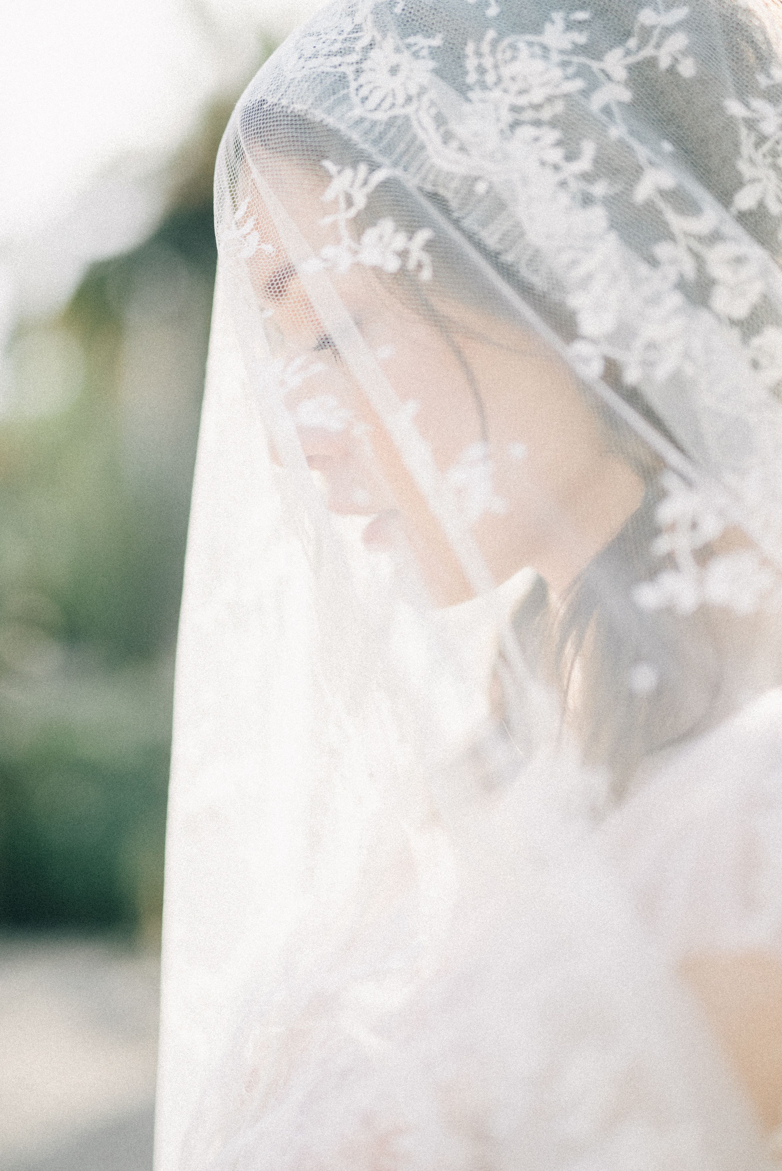 A Woman in White Lace Wedding Dress · Free Stock Photo