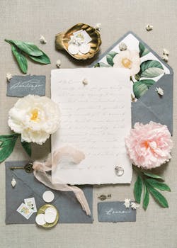 这款名为“艺术平躺”的产品，以复古文具、牡丹和装饰元素为特色，散发着永恒的魅力