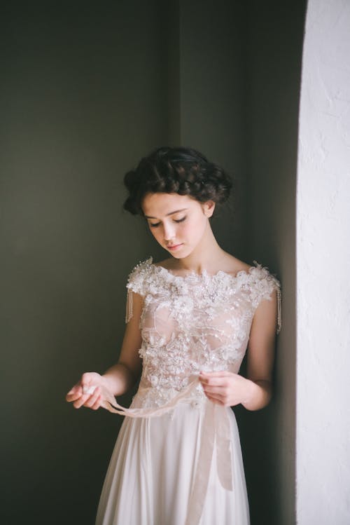 Photo of Woman wearing White Dress