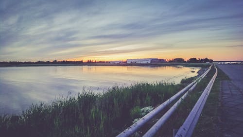 Body of Water Near Road