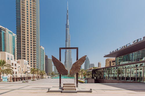 A View of the Burj Khalifa in Dubai