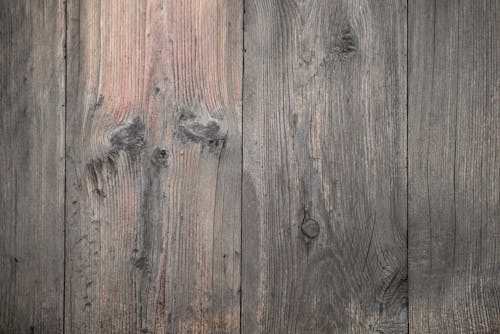 Wooden gray planks placed close to each other