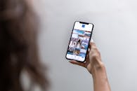 Person Holding Smartphone