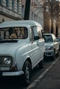 White Car on the Street