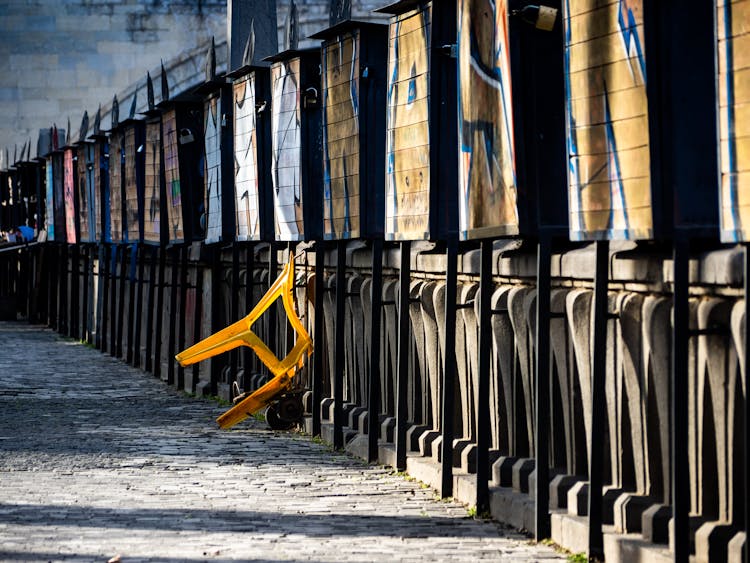 Chair Hanging On Old Market Square