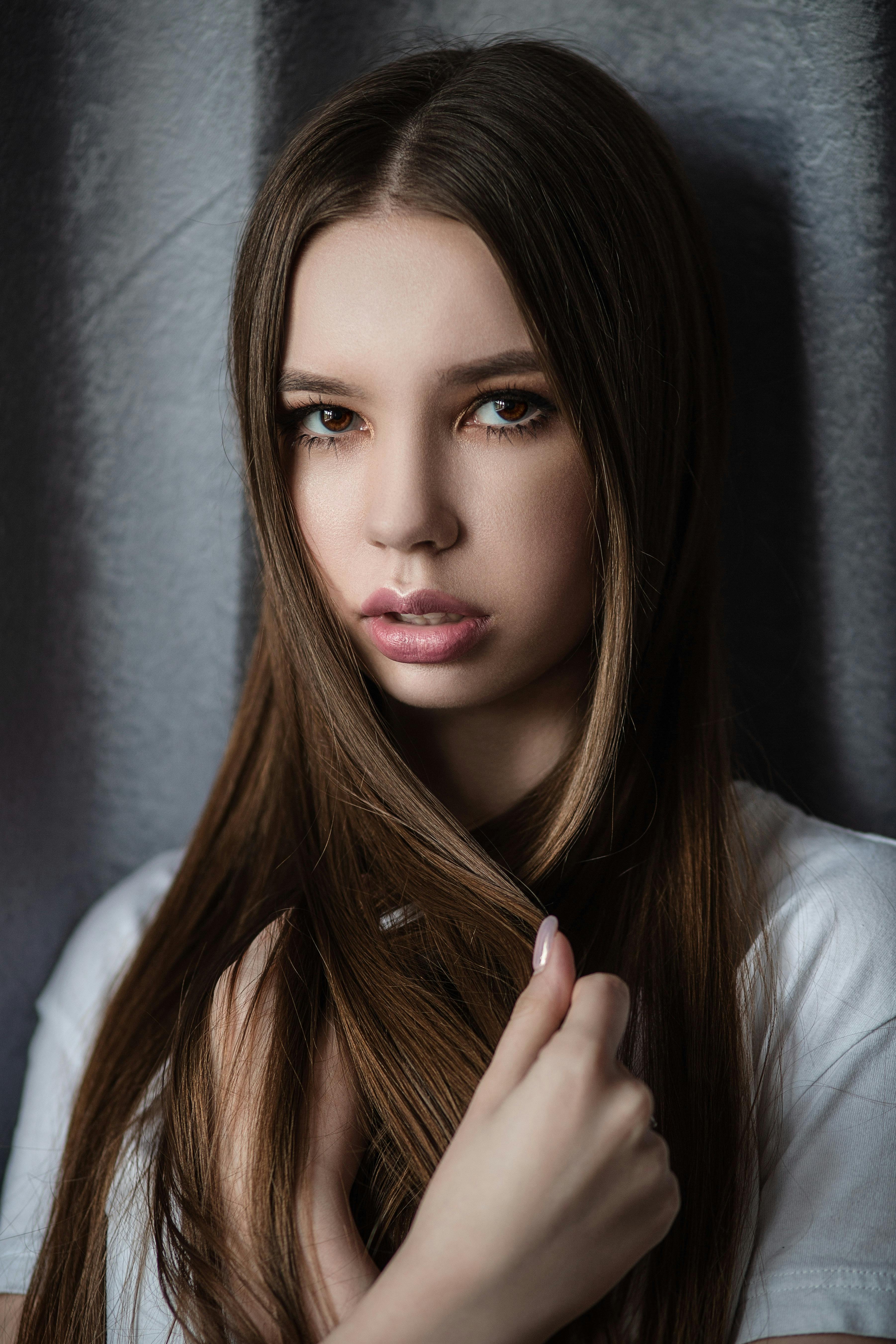 Long Hair Model Stock Photos and Images  123RF