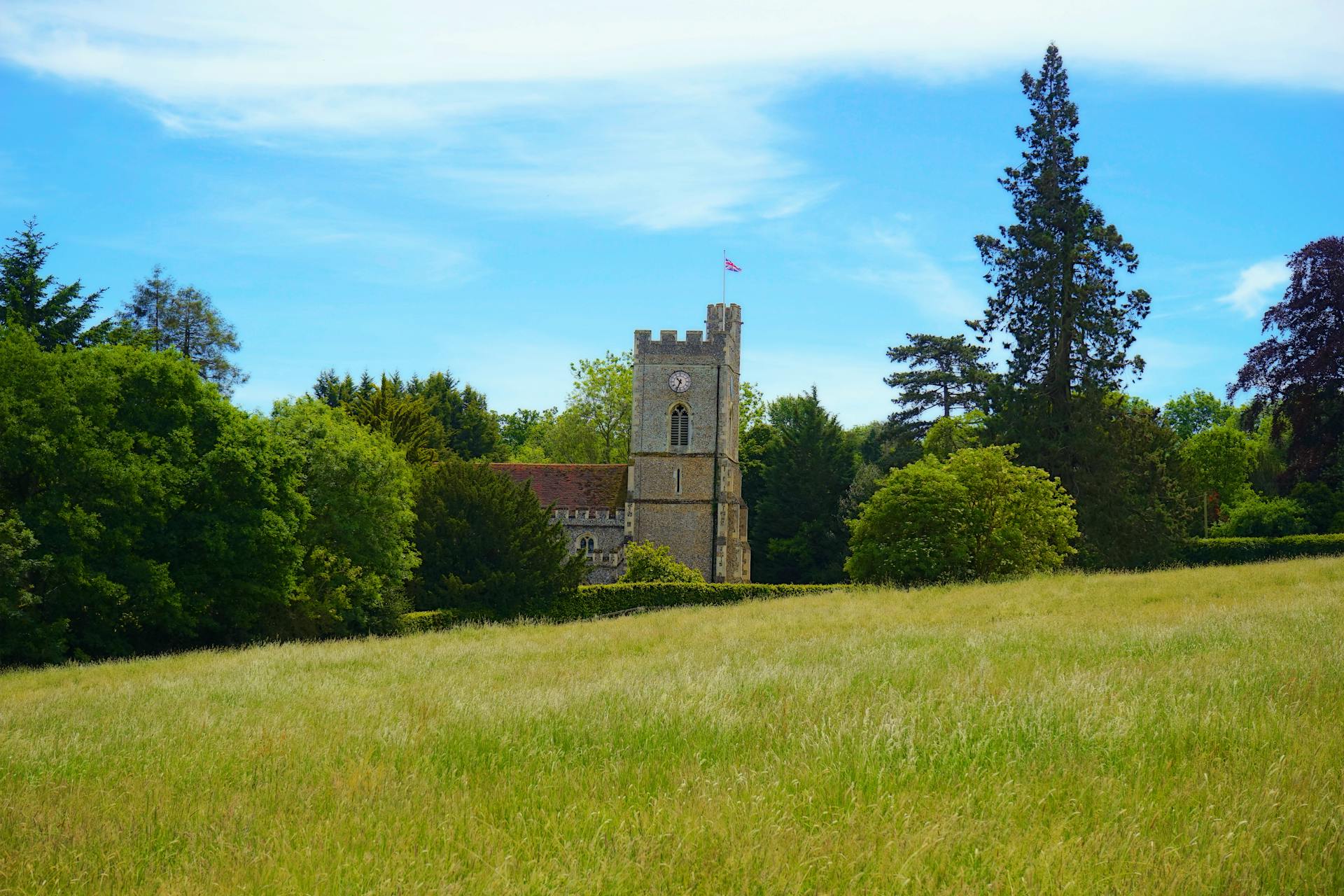 The St. Andrew and St. Mary's Church in Watton at Stone,  England, United Kingdom