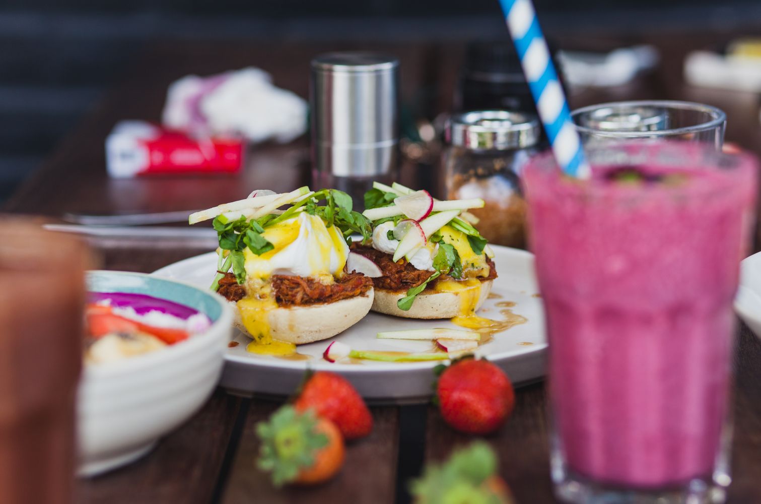 Double Baked Oats with Hollandaise