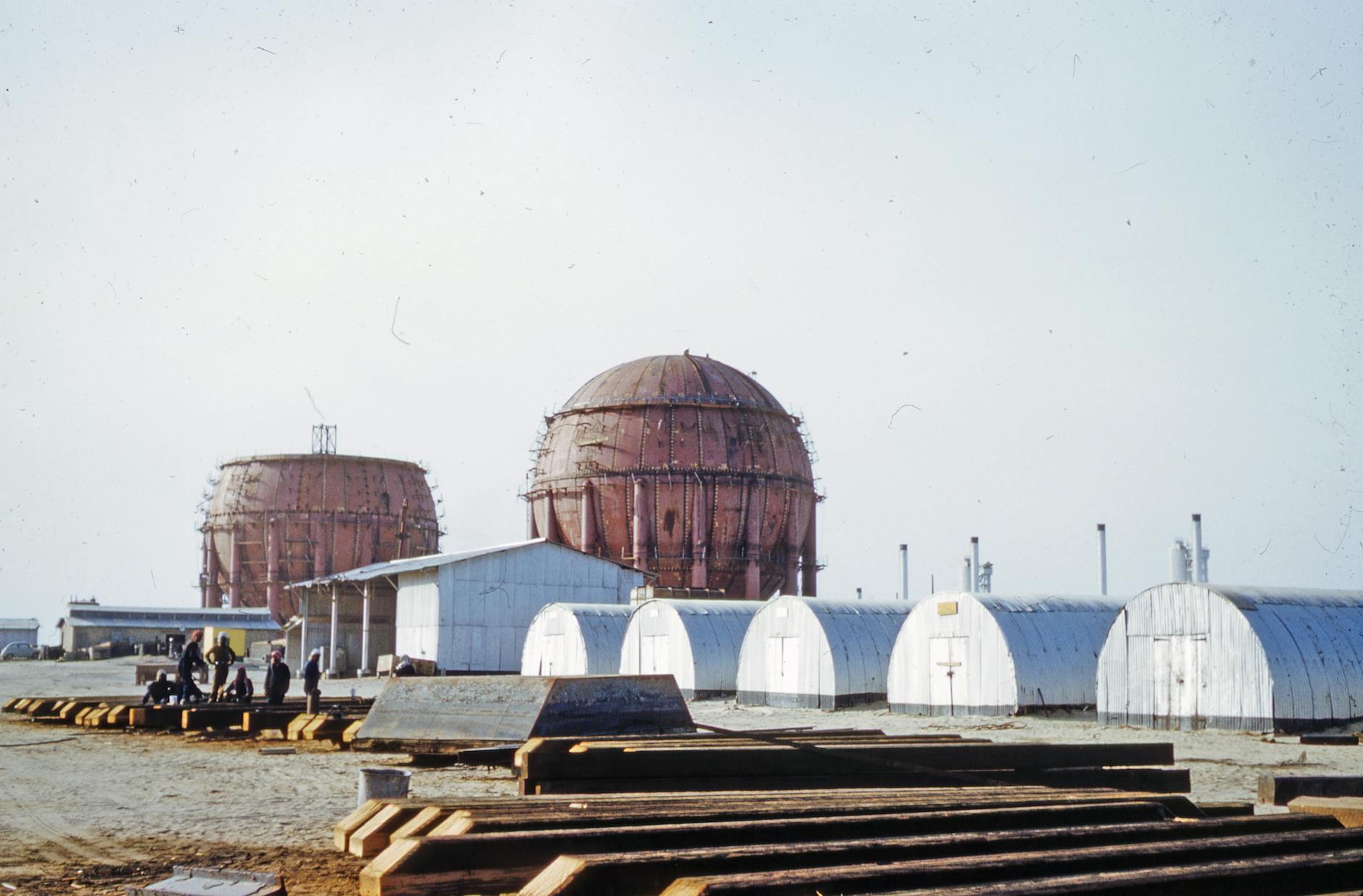 Old Photo of Brown Dome Building