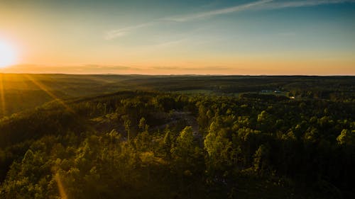 Fotos de stock gratuitas de aéreo, altura, amanecer