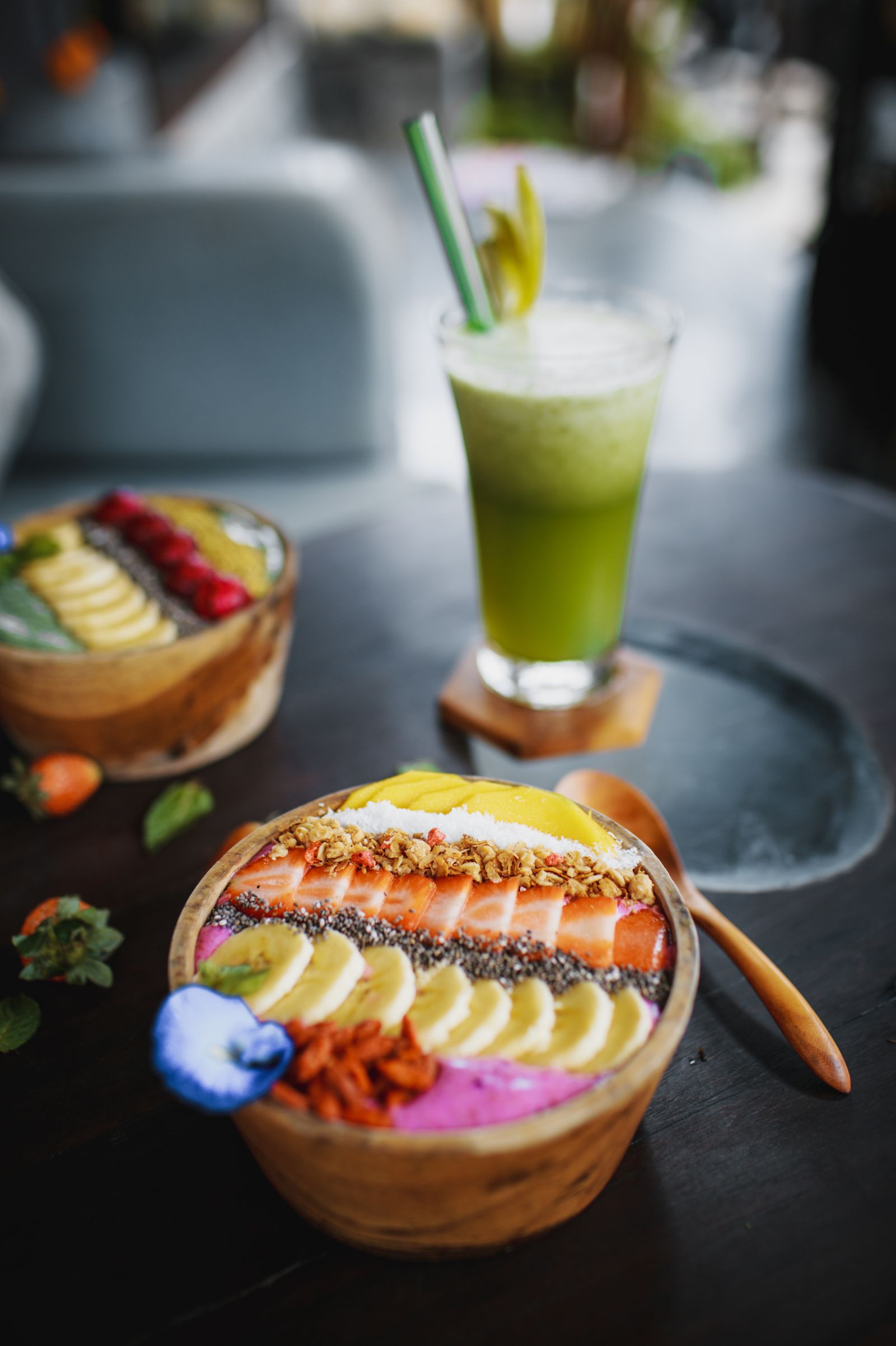 Açaï bowl et smoothie frais