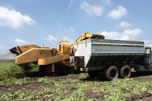 Heavy Equipments on Farm Field