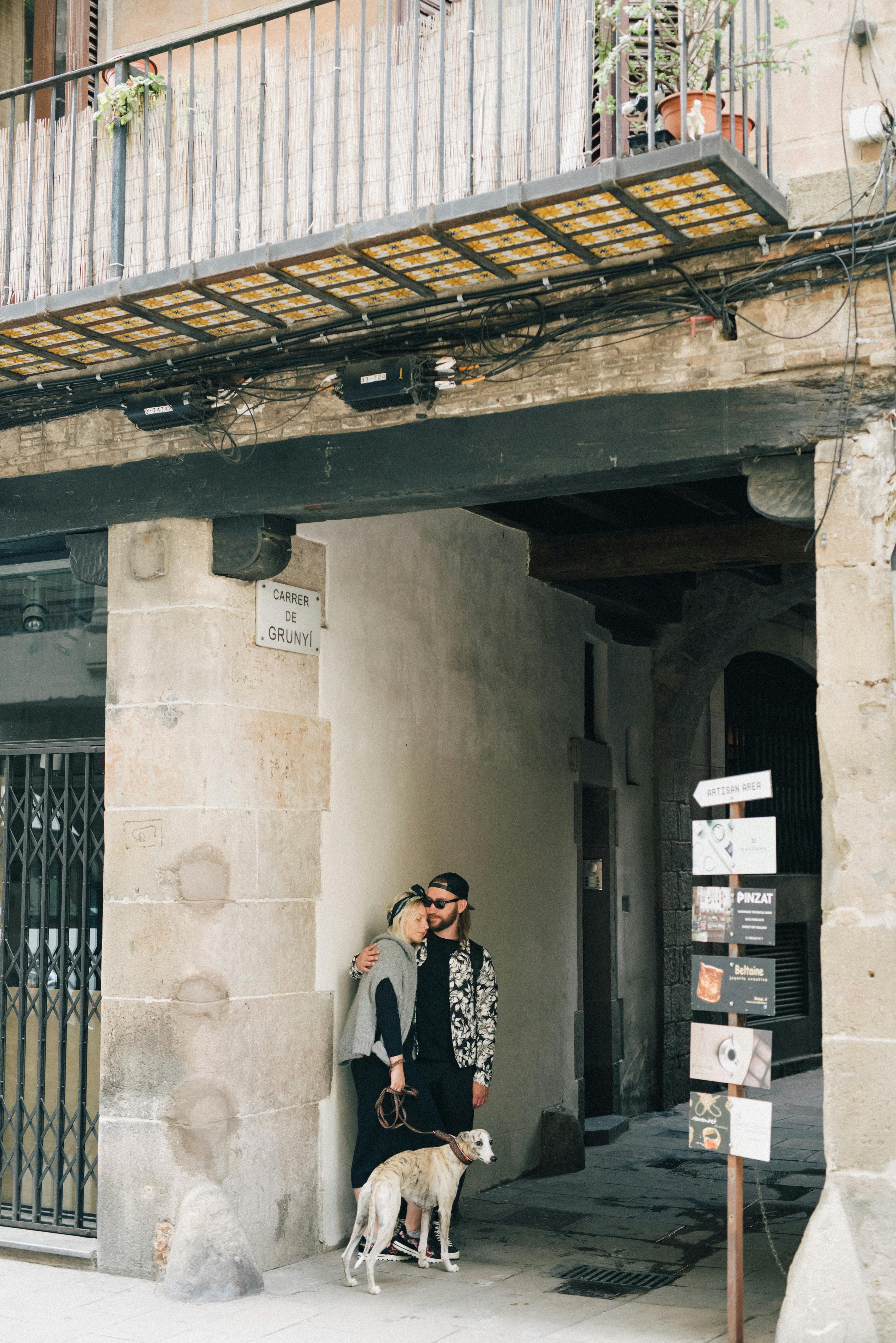 city road man couple