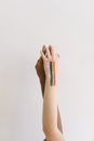 Hand with Lgbtq Colors