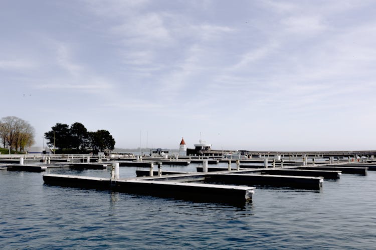 Yacht Parking In Port In Daytime