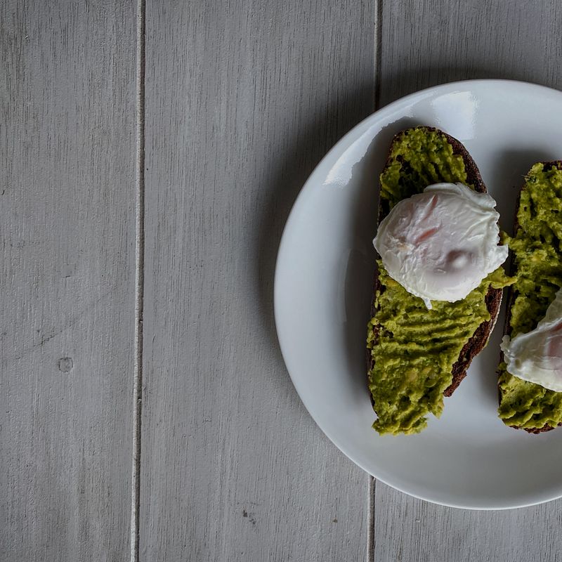 Creamy Peas and Eggs Over Toast