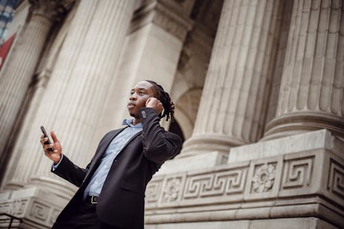 Ingyenes stockfotó afro-amerikai, alulról, belváros témában