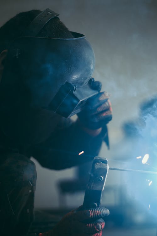 Free stock photo of industry, metal, smog