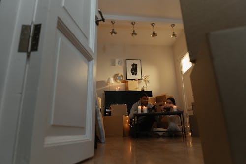 Black Wooden Dining Table and Chairs