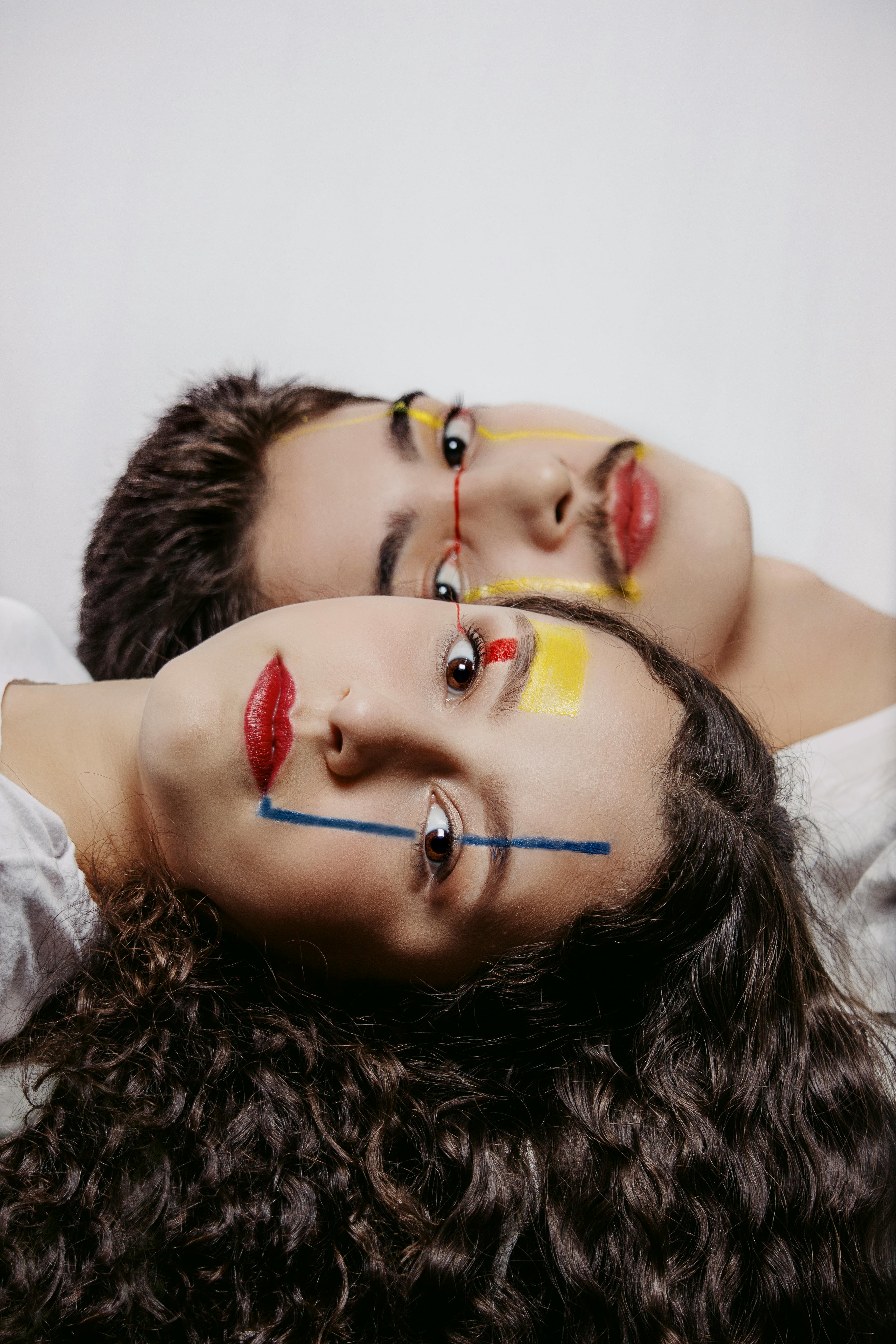 Man and Woman Wearing Makeup · Free Stock Photo