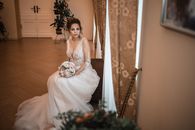 Serious bride in registry office