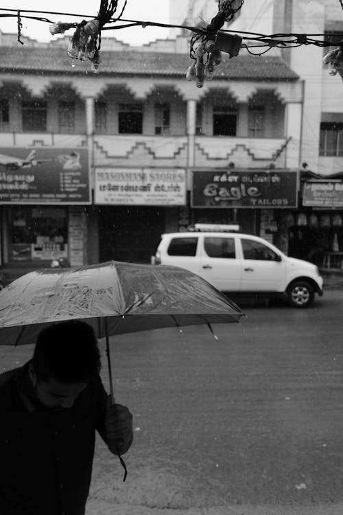 Free stock photo of rain, street