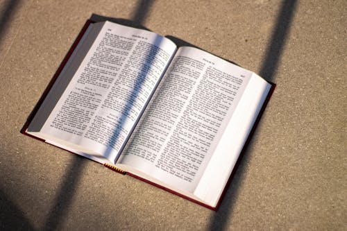 Open Bible on the Floor