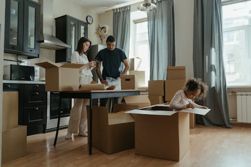 Fotos de stock gratuitas de apartamento, caja, caja de cartón