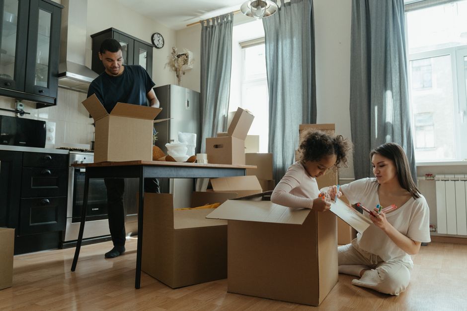 apartment kitchen, entryway, or small home workspace handling everyday life logistics before leaving or settling in lifestyle photo 2