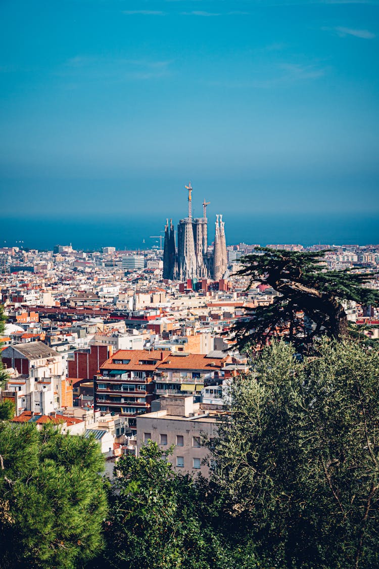 Cityscape Of Barcelona Spain