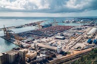 Shipping Pier Near Body of Water
