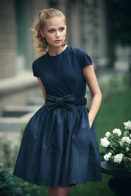 Portrait of a Woman Wearing Dress · Free Stock Photo