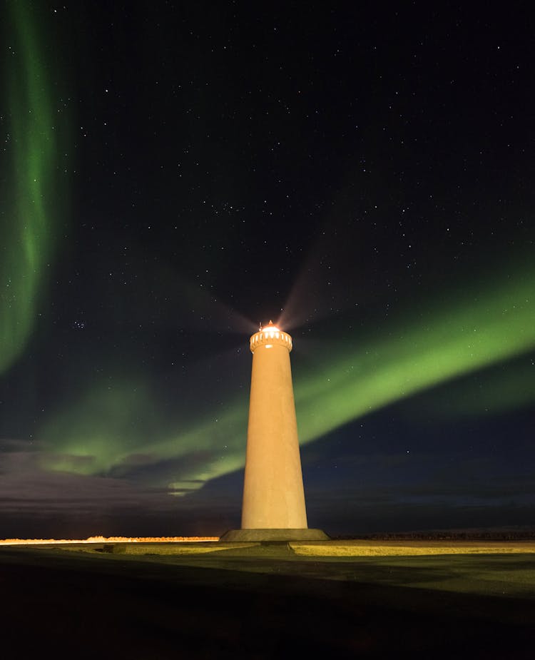 Lighthouse During Night