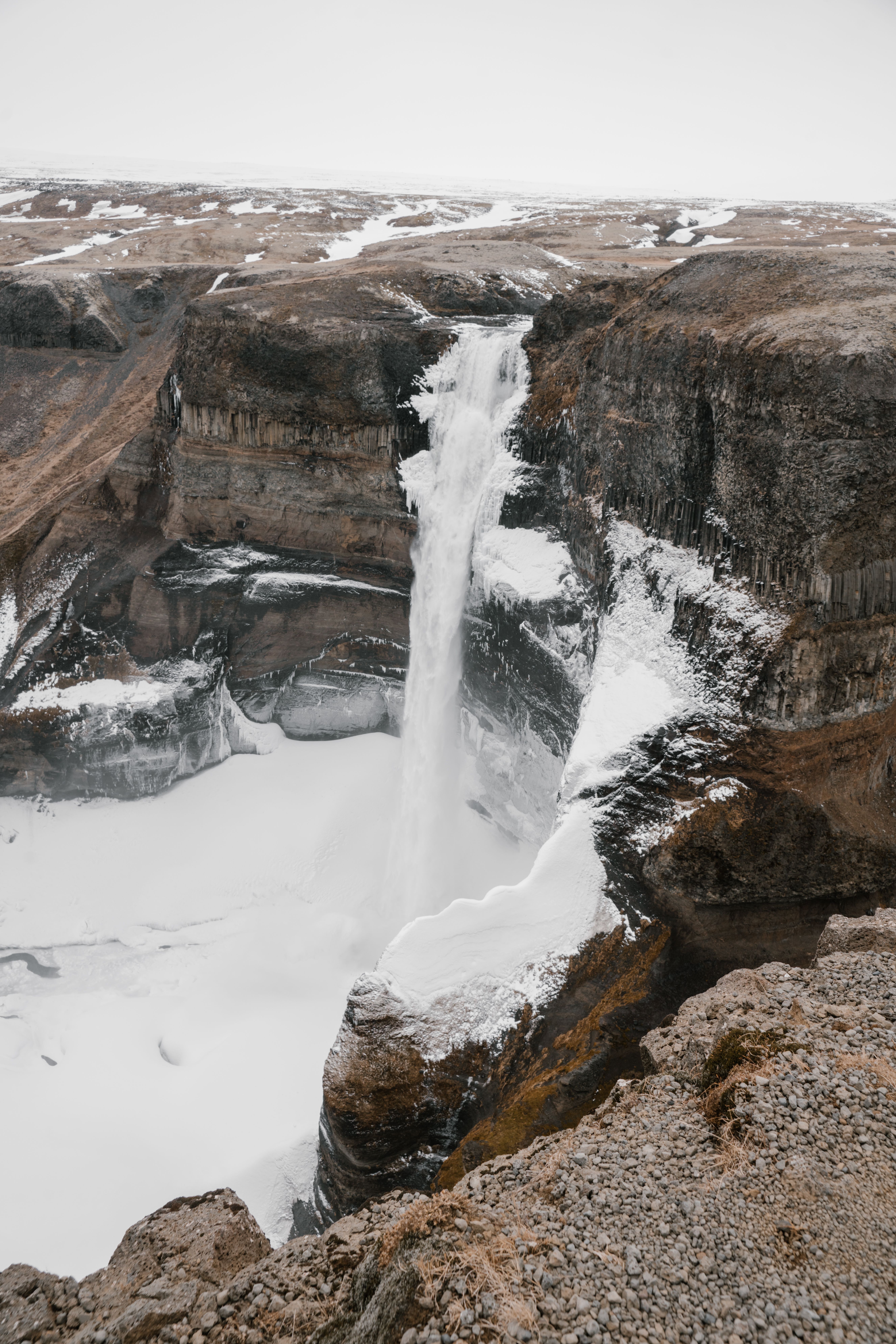 Rocks around Waterfall · Free Stock Photo