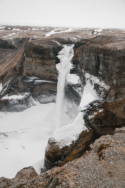 Rocks around Waterfall · Free Stock Photo