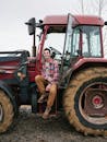 Man in Tractor