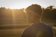 Boy in Blue Top