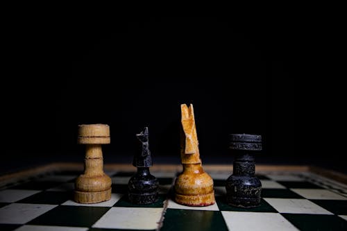 Foto d'estoc gratuïta de de fusta, escacs, estratègia