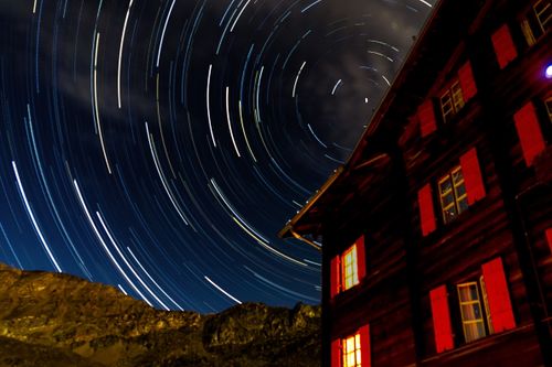 Free stock photo of stars, stars trail Stock Photo