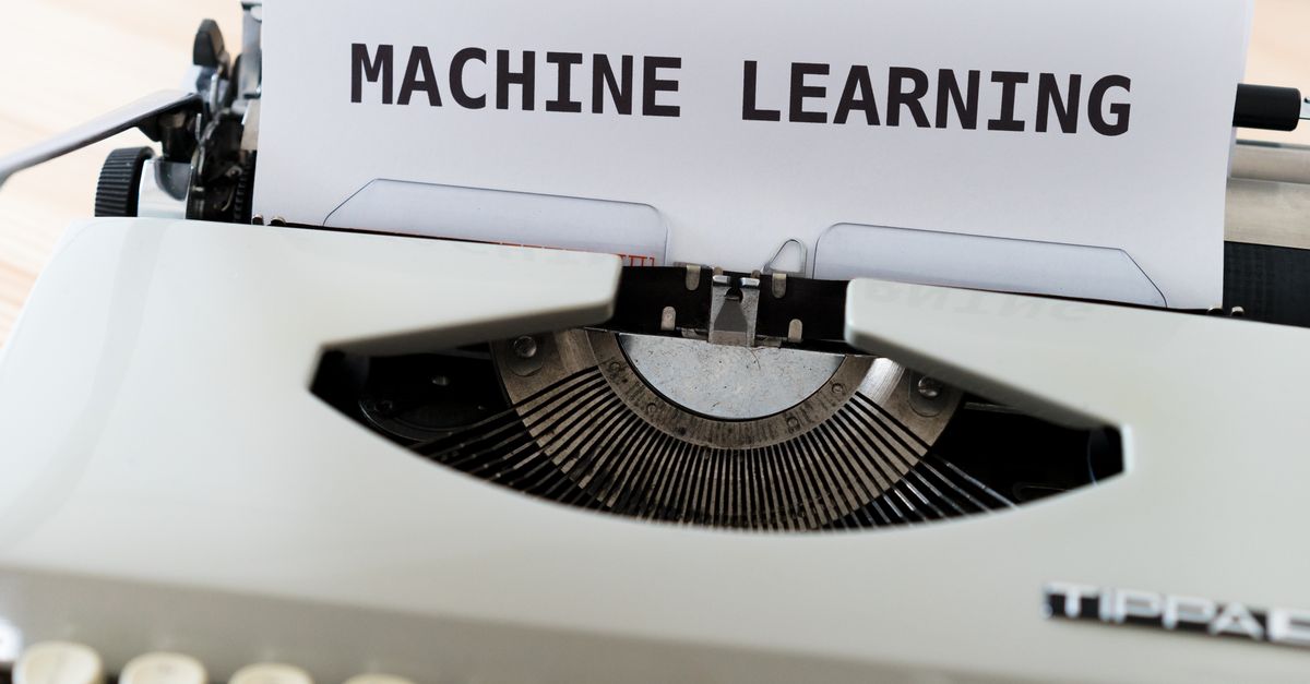 Photo by Markus Winkler Vintage typewriter displaying 'Machine Learning' text, blending old and new concepts.